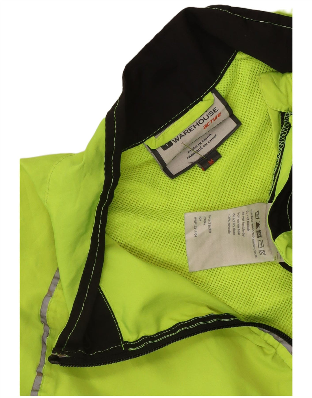 Giacca antipioggia da uomo Mountain Warehouse UK 38 Colorblock giallo medio