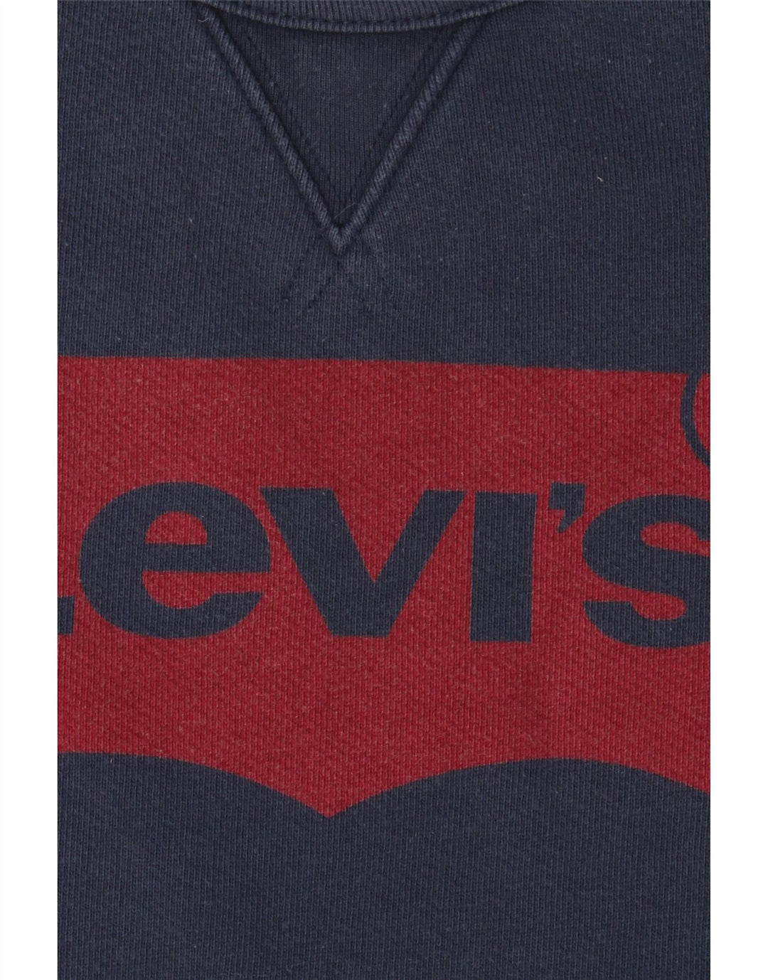 LEVI'S Felpa con grafica da uomo Maglione XL Blu navy in cotone