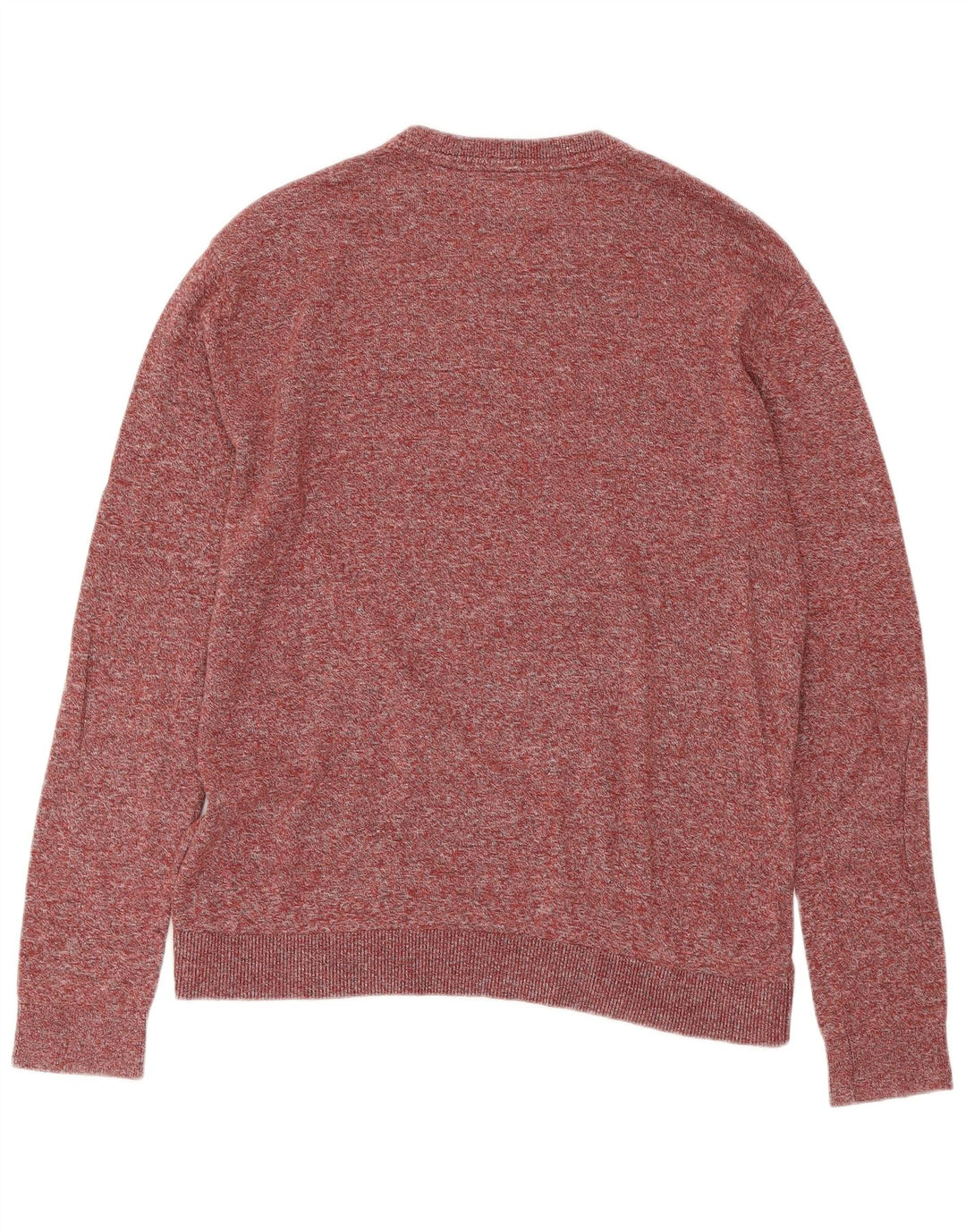 TOMMY HILFIGER Maglione girocollo da uomo piccolo in cotone bordeaux