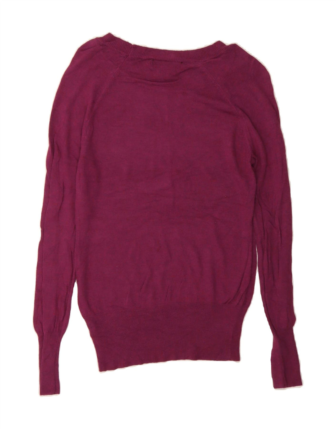 MOSSIMO Womens Boat Neck Jumper Sweater UK 10 Small Purple Nylon Vintage Mossimo and Second-Hand Mossimo from Messina Hembry 