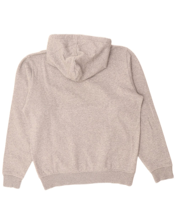 Felpa con cappuccio grafica DC da uomo piccola in cotone grigio