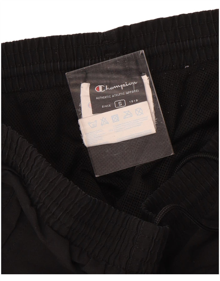 Pantaloni da tuta da uomo Champion Joggers piccoli in poliestere nero