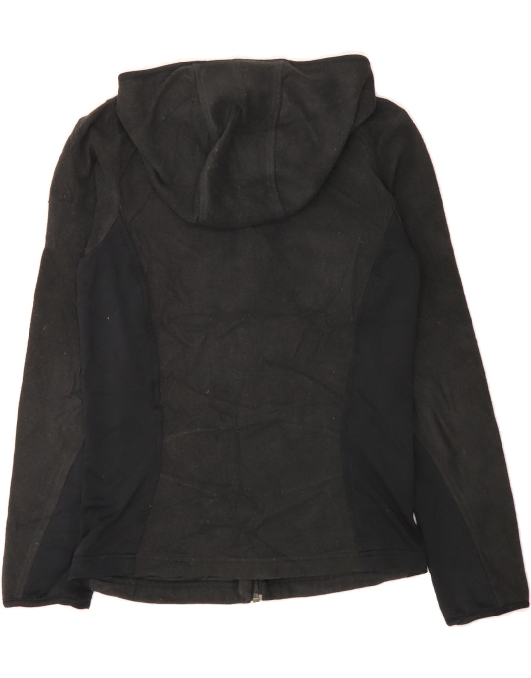 COLUMBIA Womens Fleece Jacket UK 6 XS Black Polyester Vintage Columbia and Second-Hand Columbia from Messina Hembry 