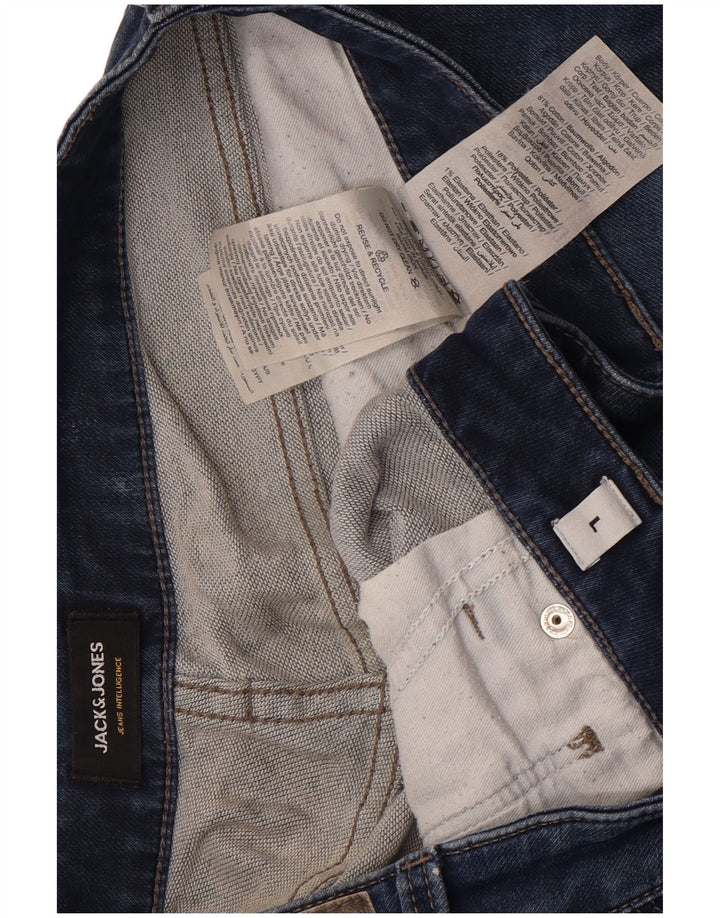 Pantaloncini di jeans da uomo Jack & Jones grandi W36 in cotone blu