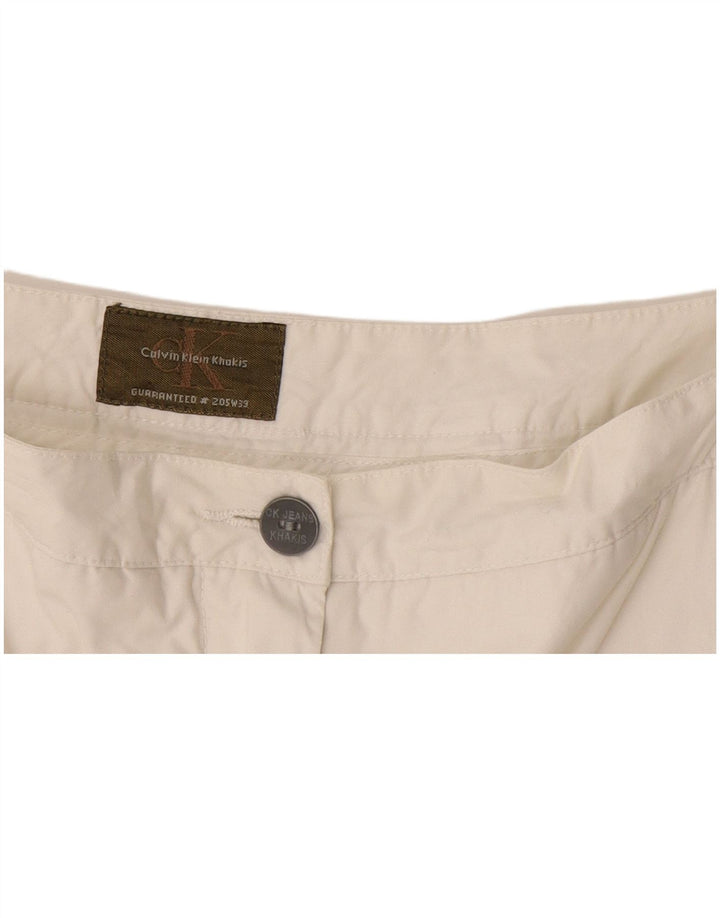 Pantaloncini cargo da uomo Calvin Klein W30 medio bianco