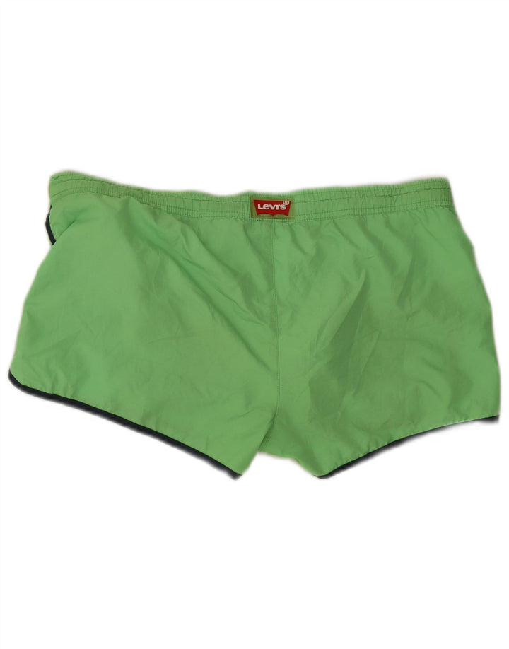 Pantaloncini da bagno grafici da uomo Levi's grandi in poliestere verde