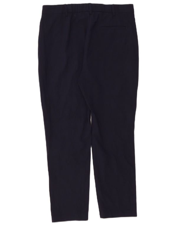 Pantaloni corti slim da donna Marks & Spencer UK 12 medi W32 L25 Blu navy