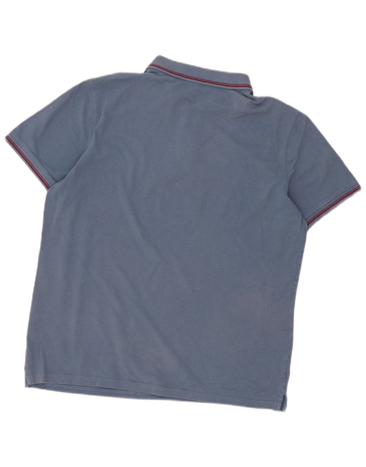 Polo da uomo Carrera 2XL in cotone a righe blu
