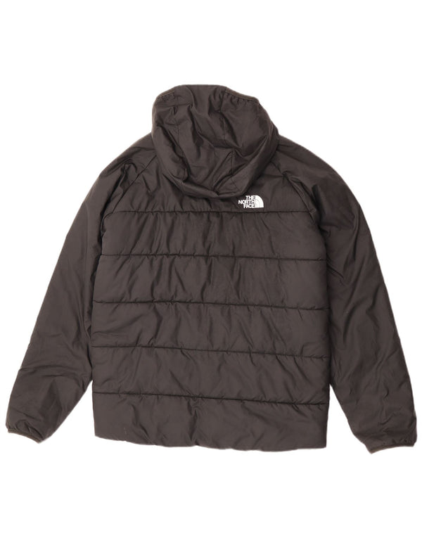 Giacca imbottita reversibile con cappuccio The North Face da ragazzo 14-15 anni XL nera
