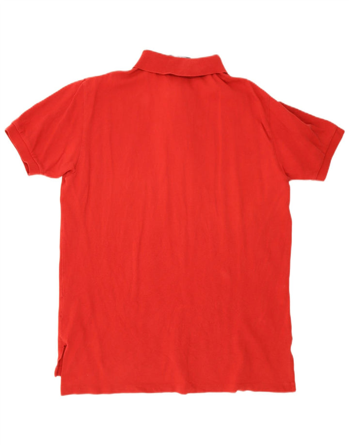 Polo da uomo Ralph Lauren grande in cotone rosso