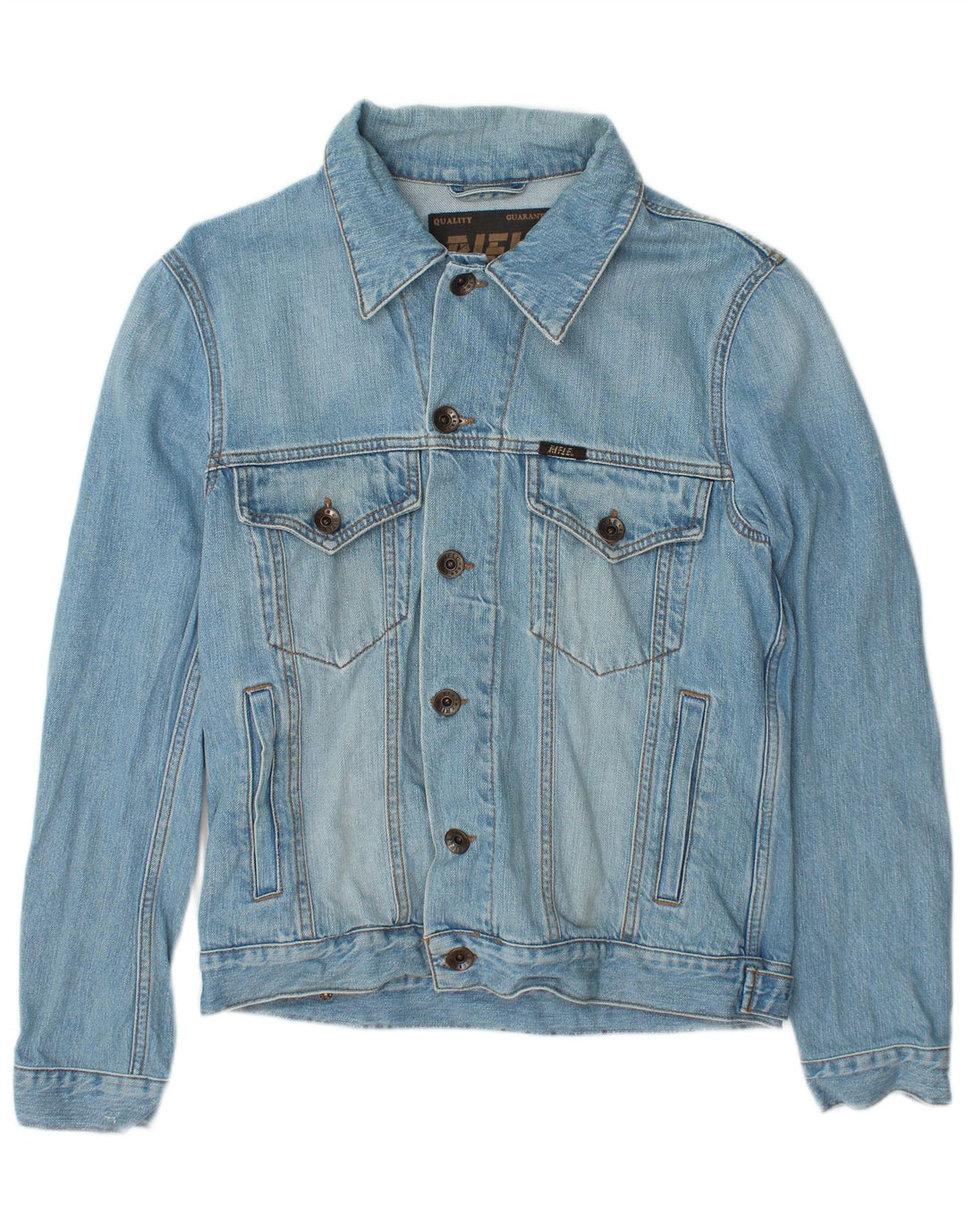 Giacca di jeans da uomo Rifle UK 40 grande cotone blu