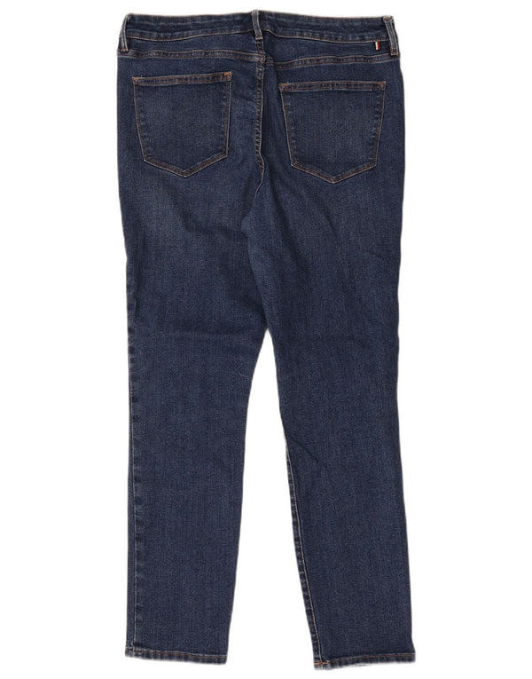 Jeans slim a vita alta Raleigh da donna Tommy Hilfiger US 10 Large W34 L28 Blu