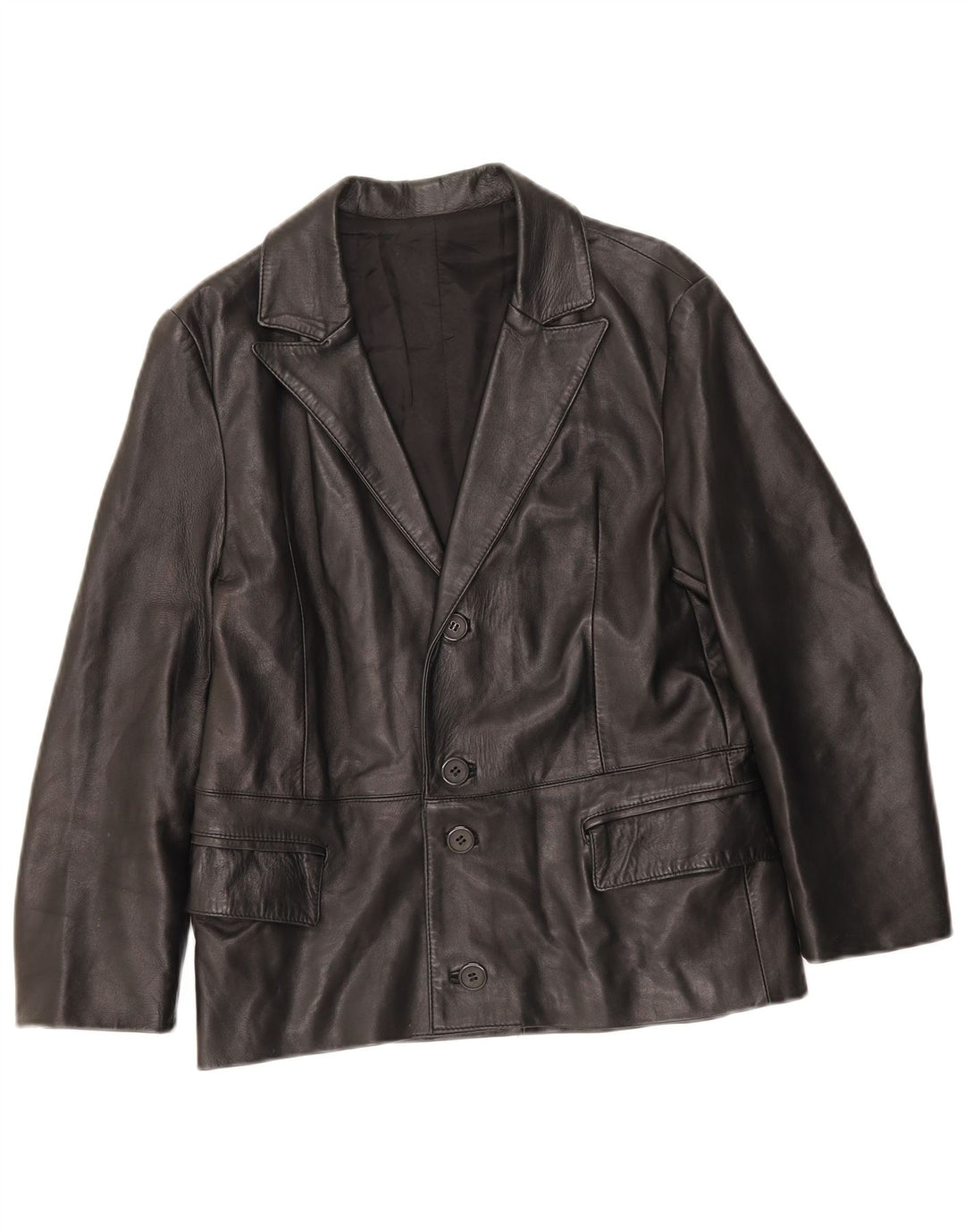 Giacca blazer vintage da uomo a 4 bottoni UK 34 XS nera
