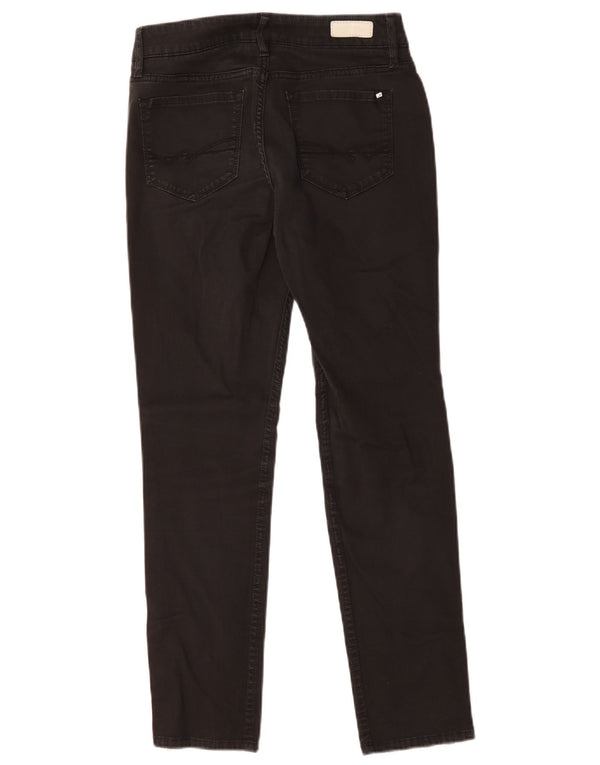 Tommy Hilfiger Donna Milano RW Slim Jeans US 4 Small W27 L27 Cotone Nero