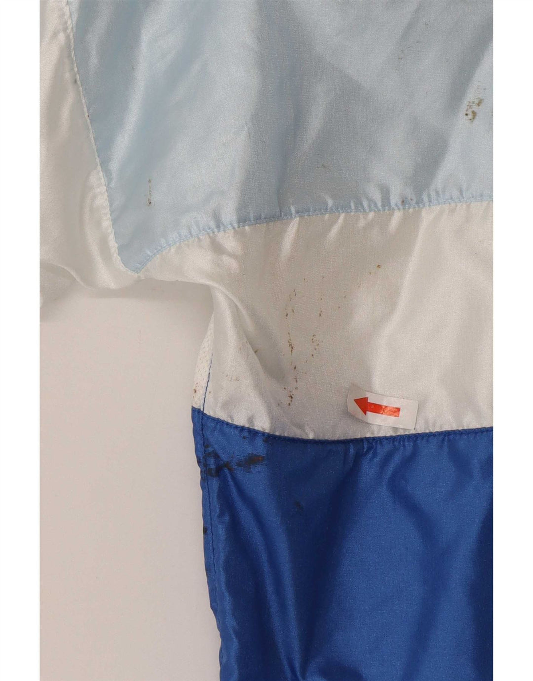 Giacca da ginnastica oversize da donna vintage IT 44 Colorblock blu medio