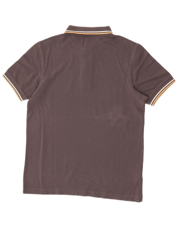 Polo da uomo Fred Perry in cotone grigio medio