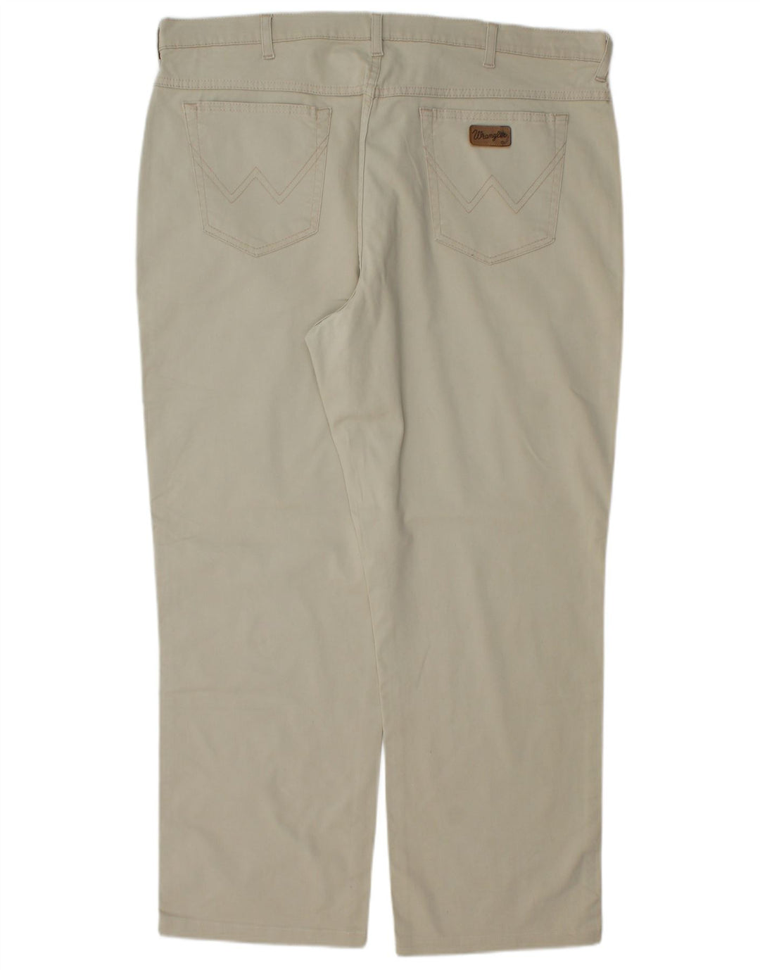 Jeans dritti da uomo Wrangler W42 L29 cotone beige