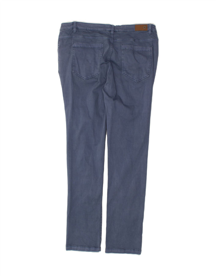 DACK'S Mens Slim Casual Trousers 3XL W38 L32 Blue Cotton Vintage Dack's and Second-Hand Dack's from Messina Hembry 
