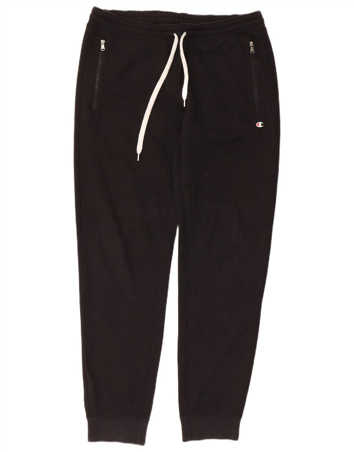 Pantaloni da tuta da uomo Champion Joggers grandi in cotone nero
