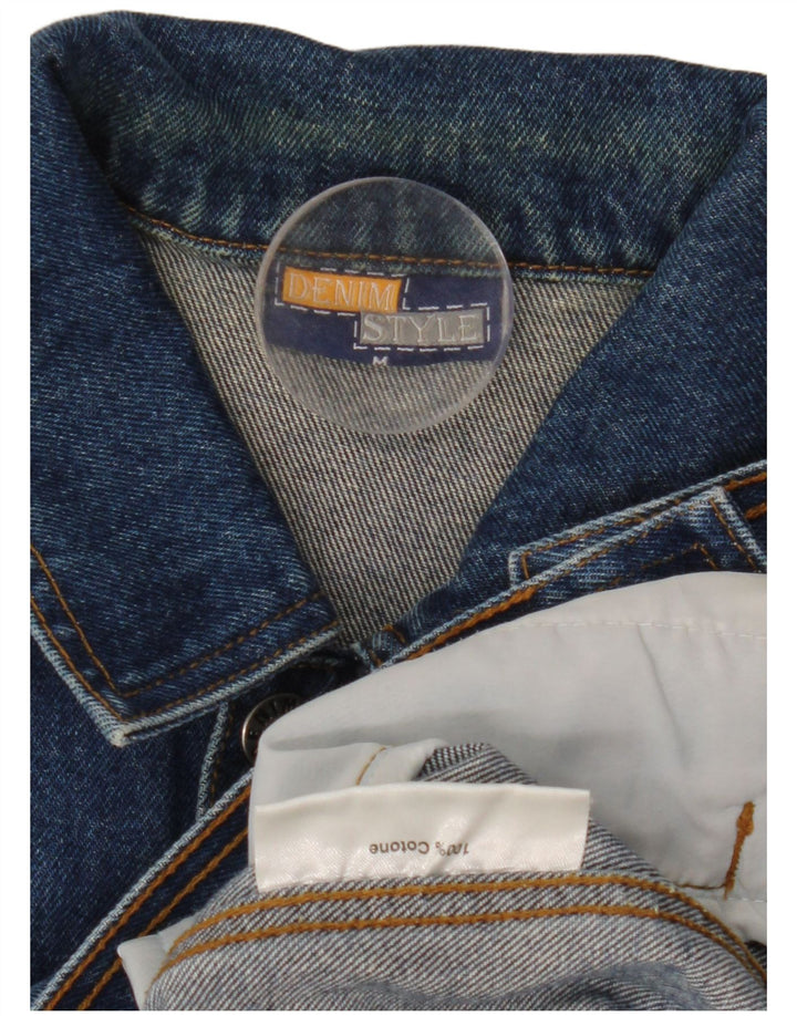 Giacca di jeans da uomo stile denim UK 38 Cotone blu medio