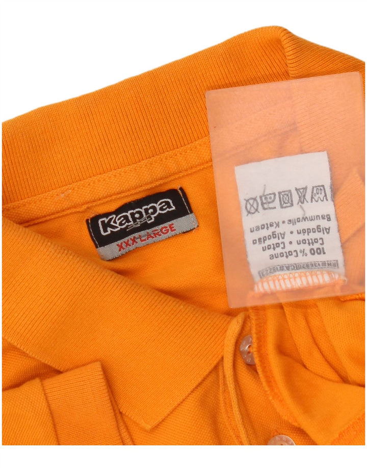 Polo Kappa Uomo 3XL Cotone Arancione