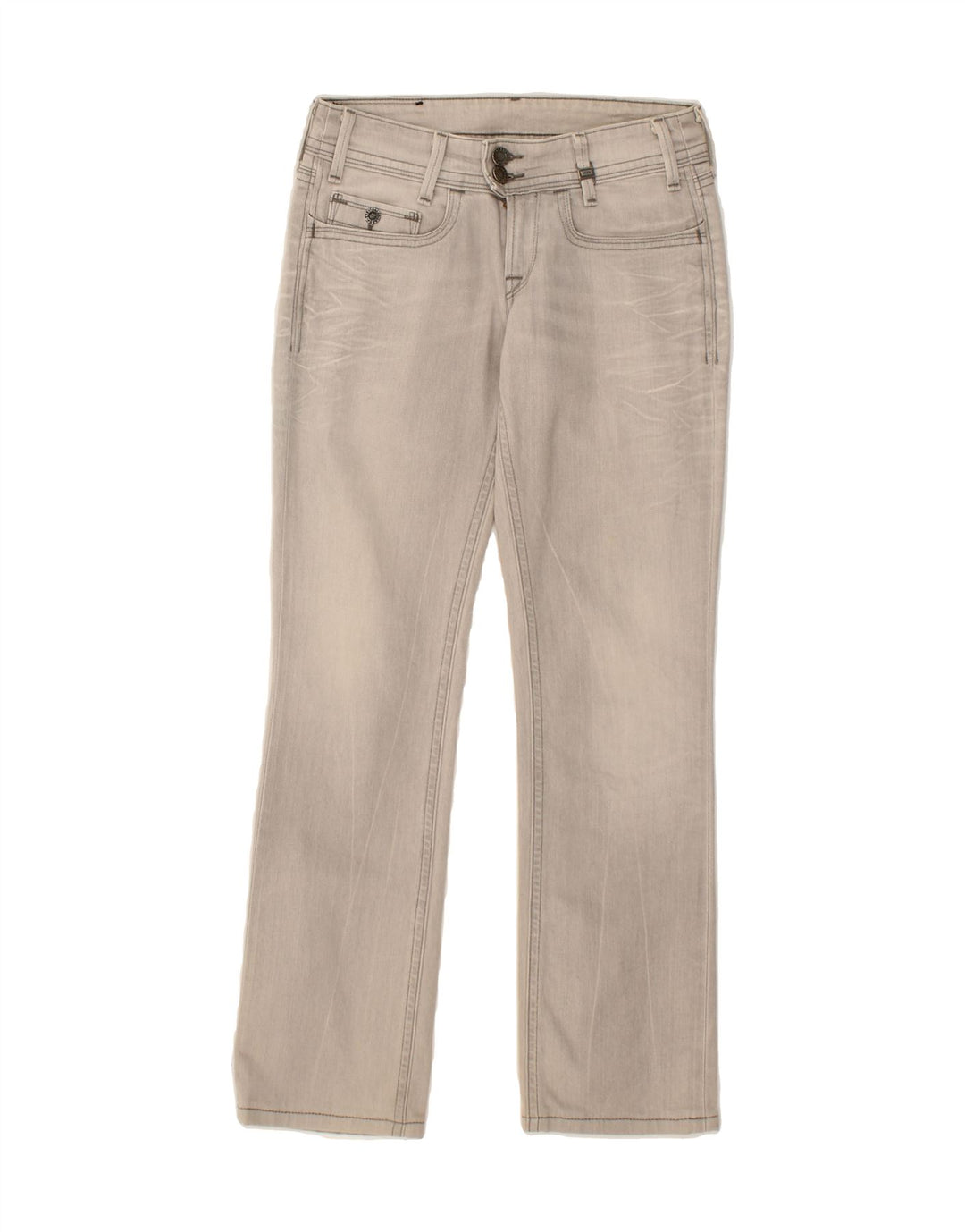 LEVI'S Womens Straight Jeans  W26 L28 Grey Cotton Vintage Levi's and Second-Hand Levi's from Messina Hembry 