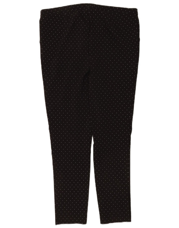 Pantaloni casual skinny da donna M&Co UK 18 XL W38 L28 Viscosa maculata nera