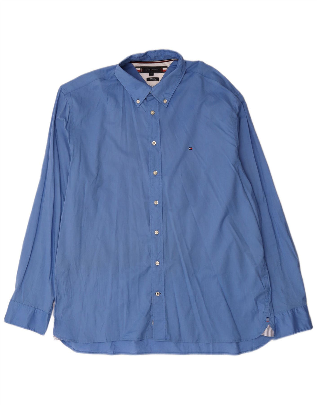 Camicia da uomo Regular Fit Tommy Hilfiger 2XL in cotone blu