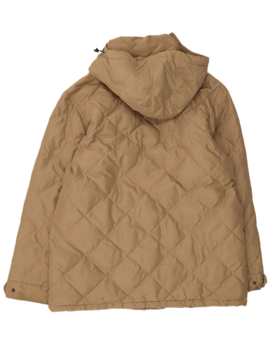 Giacca trapuntata con cappuccio da uomo Sergio Tacchini UK 44 2XL Poliestere beige