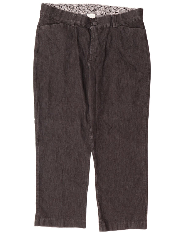 Pantaloni casual dritti Petite da donna LEE US 20 3XL W40 L28 Cotone grigio