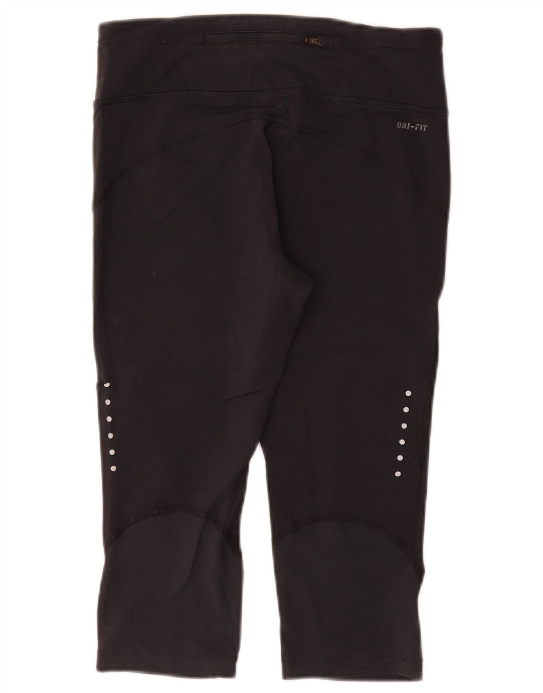 Leggings Nike Dri Fit Capri da donna UK 8 piccoli in nylon nero