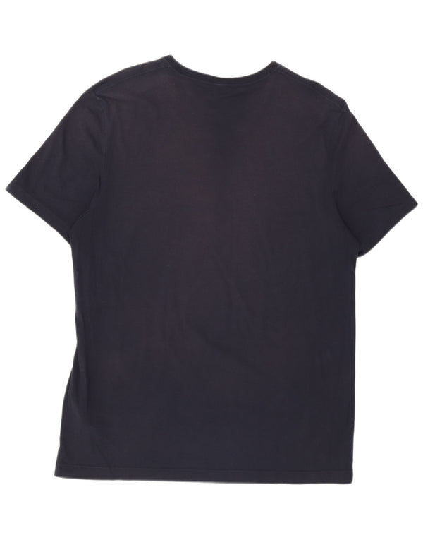 T-shirt da uomo Hugo Boss Top XL in cotone blu navy