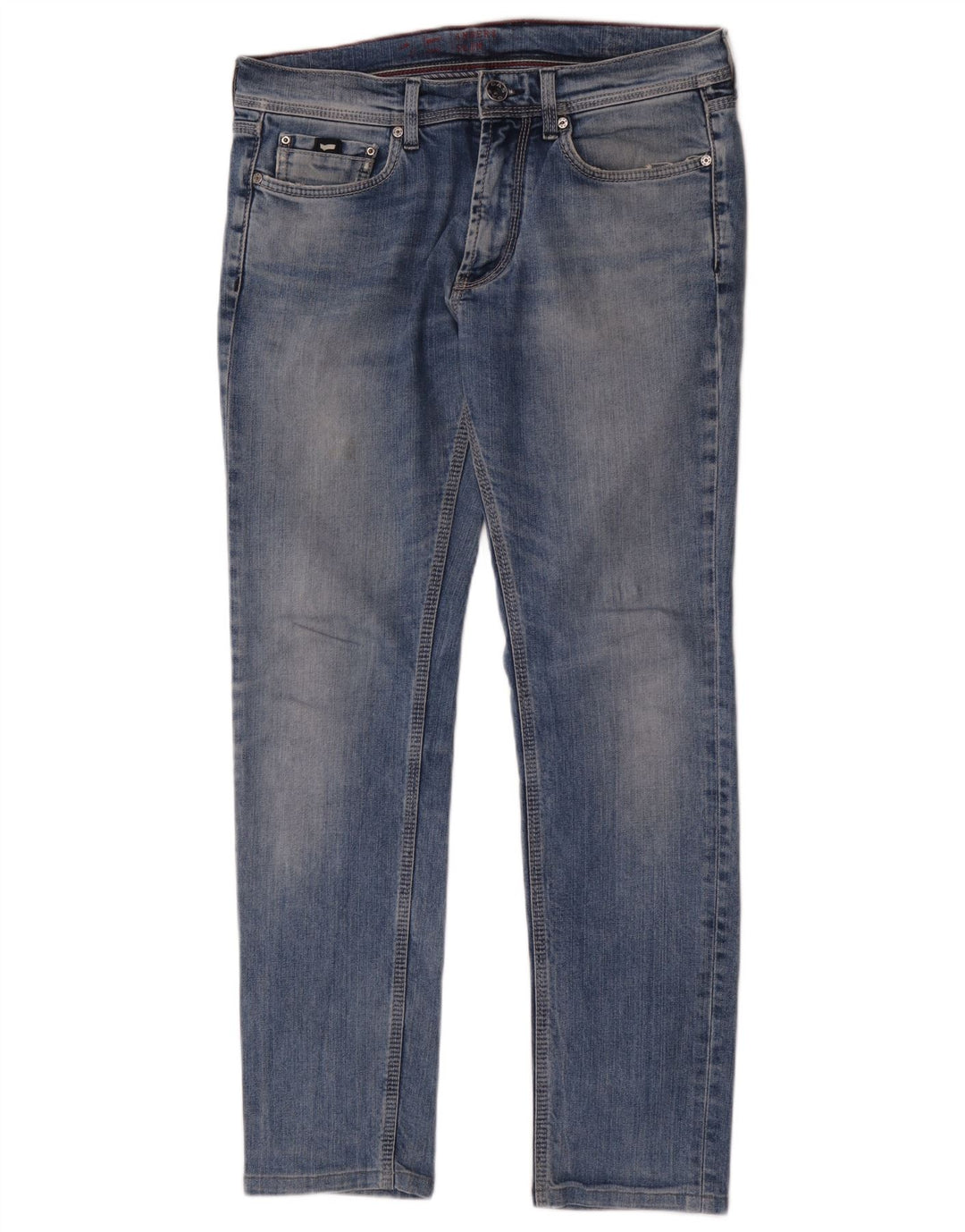 Jeans slim da uomo Anders Gas W33 L30 cotone blu