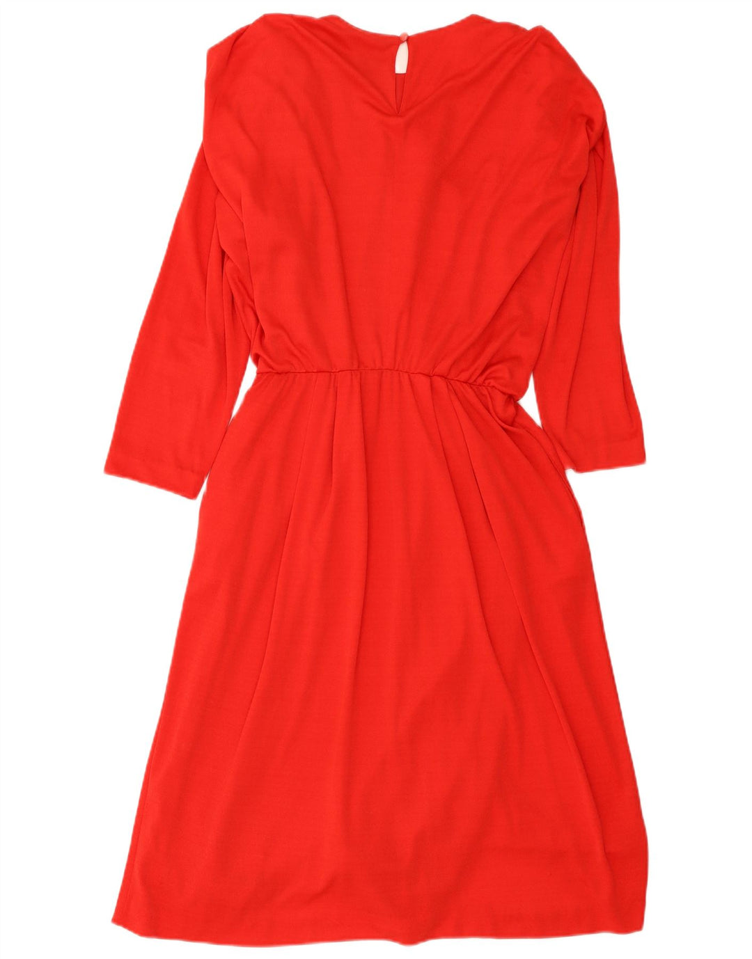 Esclusivo abito maxi oversize a maniche lunghe da donna EU 36 piccolo rosso