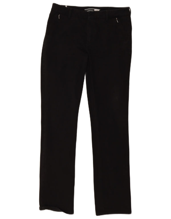 Jeans dritti da donna Sportmax W30 L32 cotone nero