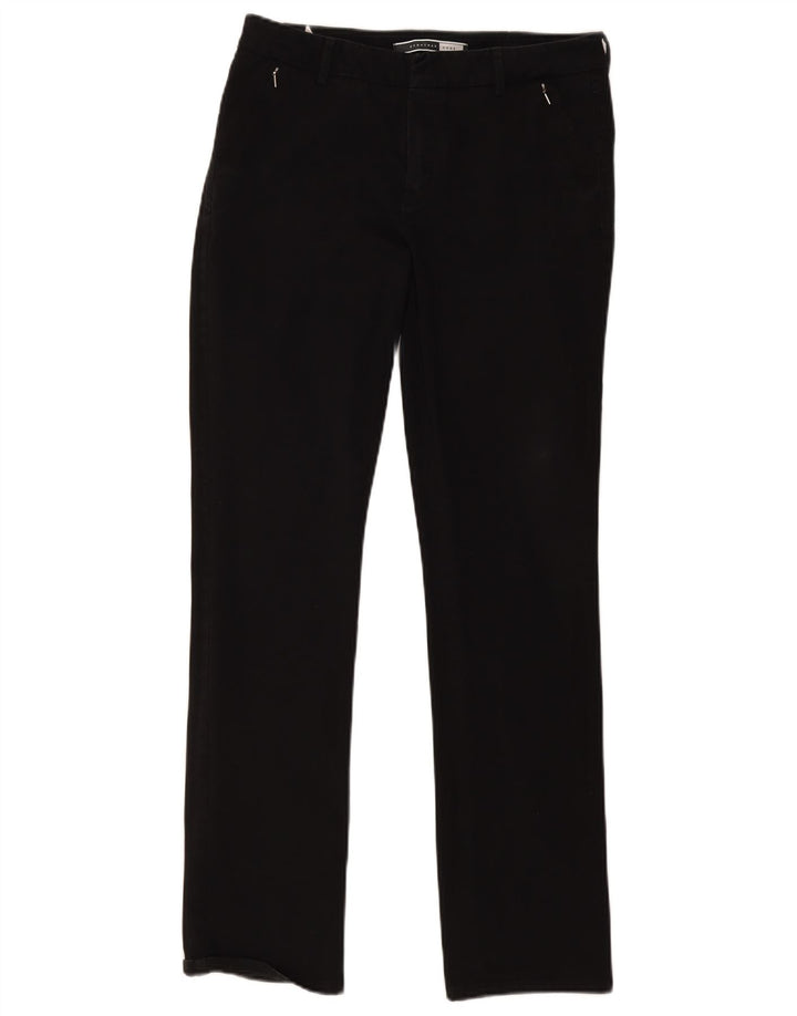 Jeans dritti da donna Sportmax W30 L32 cotone nero