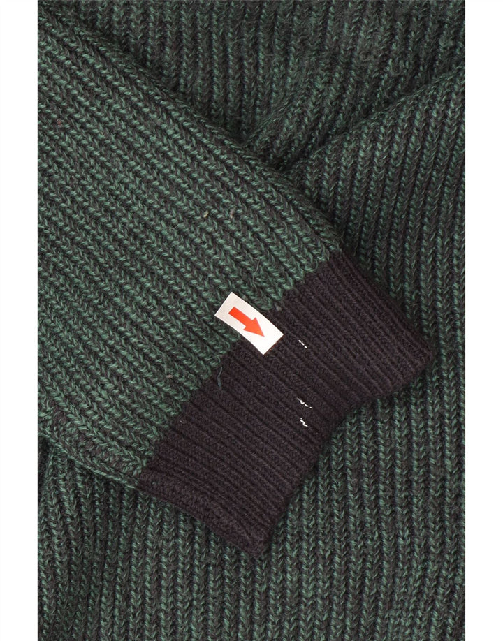 Maglione maglione girocollo da uomo Marks & Spencer 2XL verde acrilico