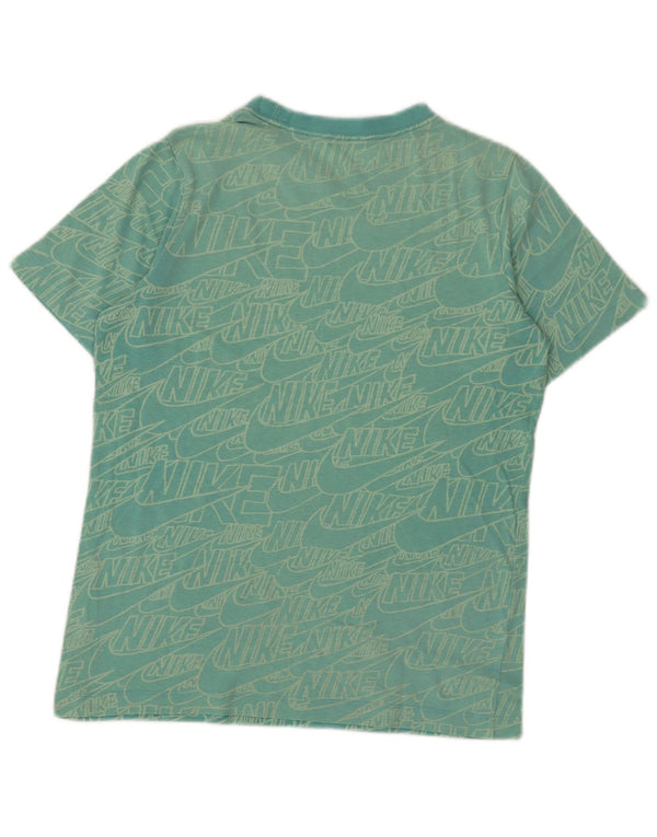 T-shirt grafica Nike da bambino, 12-13 anni, grande, in cotone turchese
