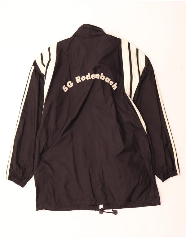 Giacca antipioggia da uomo Adidas UK 40/42 nylon color block nero medio