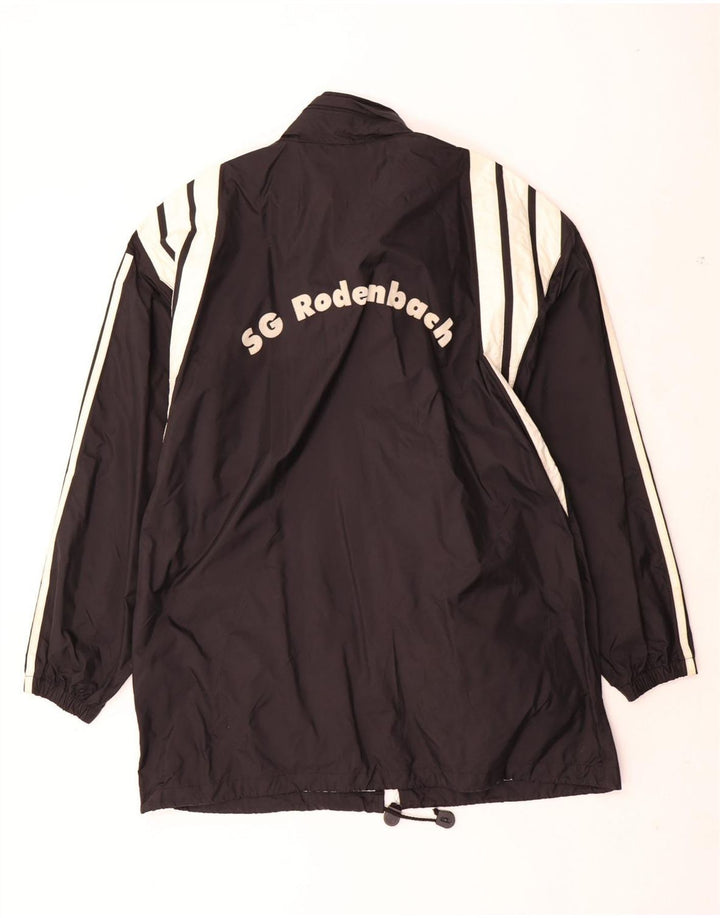 Giacca antipioggia da uomo Adidas UK 40/42 nylon color block nero medio