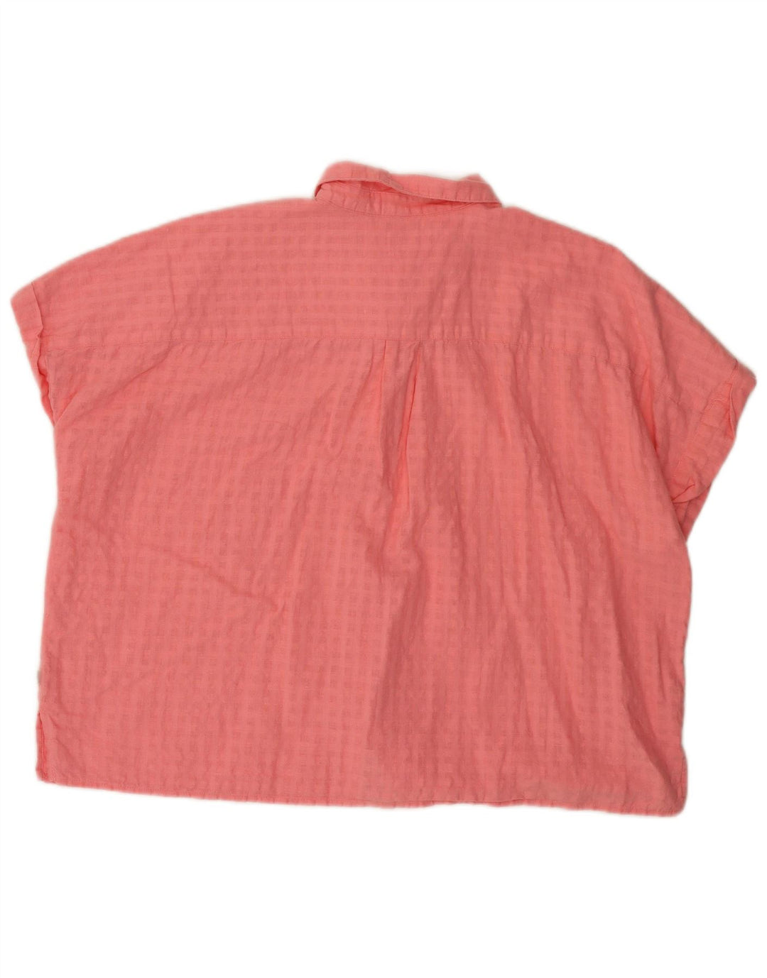 Camicia oversize a maniche corte da donna Levi's UK 16 Large Pink Check