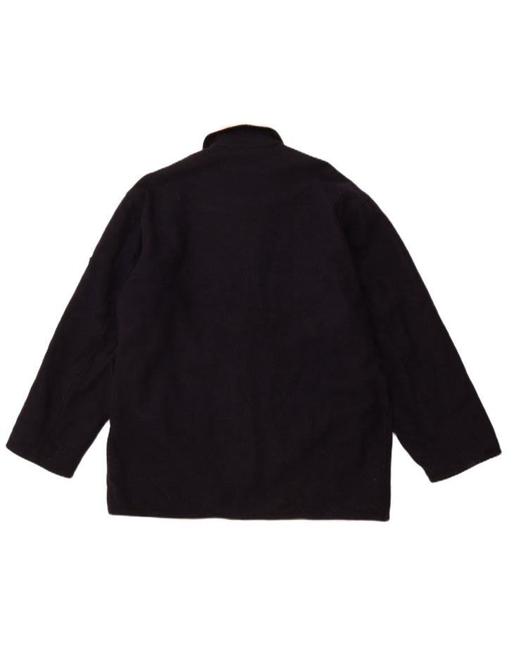 Giacca a vento da uomo IVY OXFORD UK 42 XL Cotone blu navy