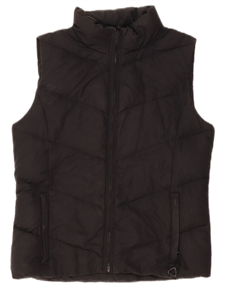 Gilet imbottito oversize da donna Columbia UK 10 piccolo poliestere nero