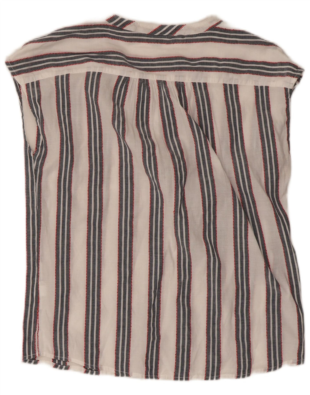 Camicetta senza maniche da donna Tommy Hilfiger Top UK 14 a righe bianche medie