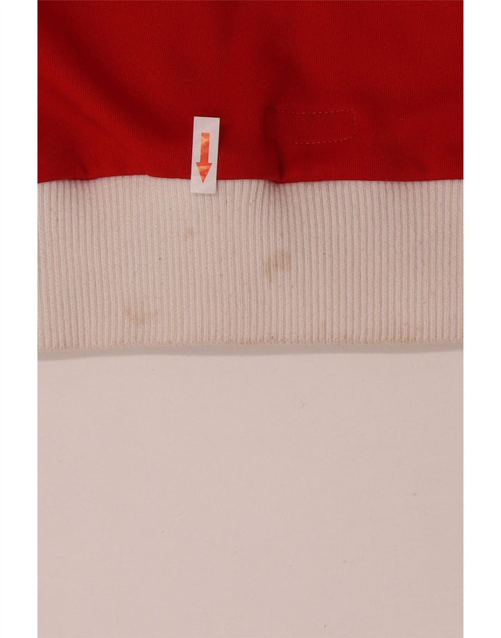 Giacca da ginnastica retrò da donna Puma UK 14 Medium Red Colourblock