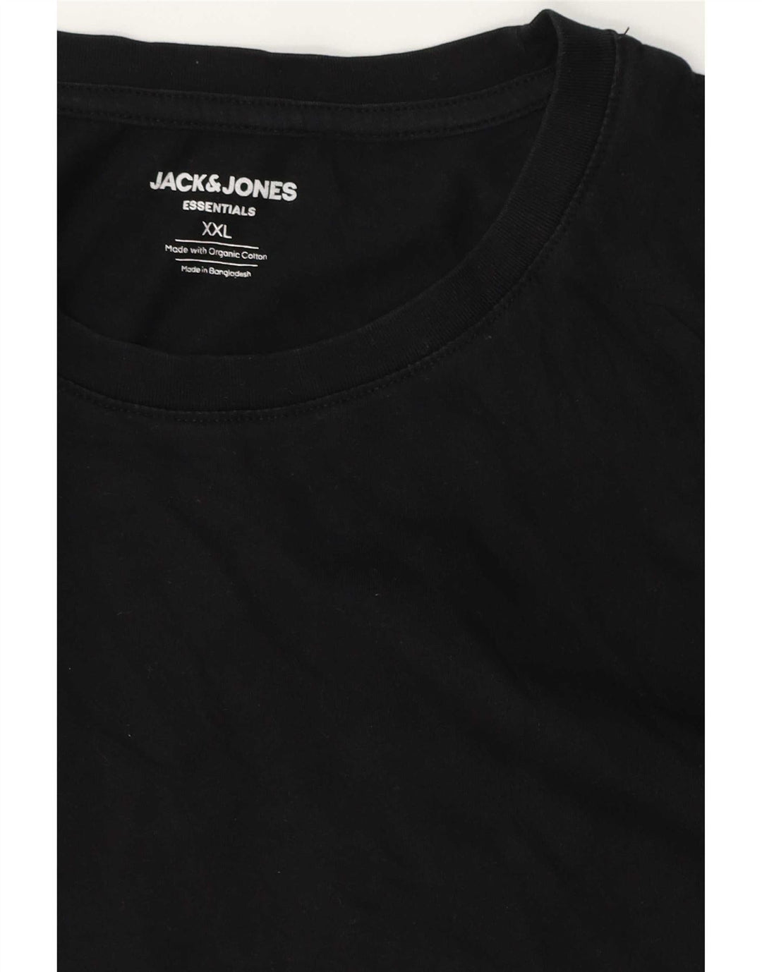 T-shirt da uomo Jack & Jones Top 2XL cotone nero