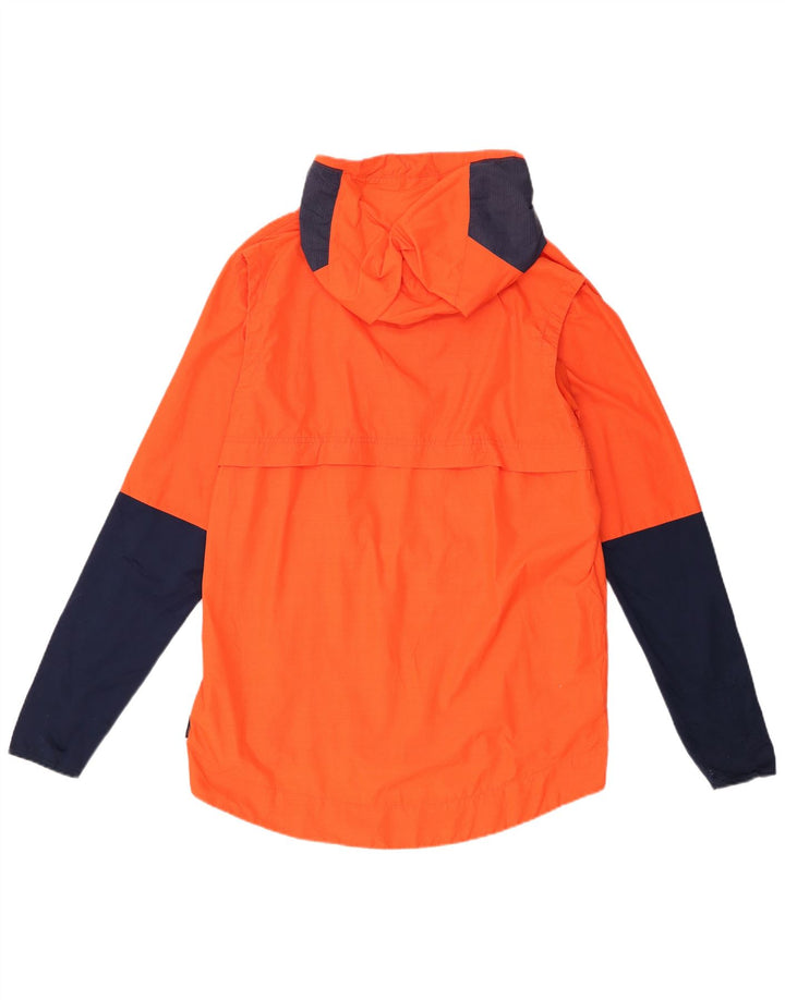Top della tuta da ginnastica Nike da uomo con cappuccio grafico, blocco colore arancione medio