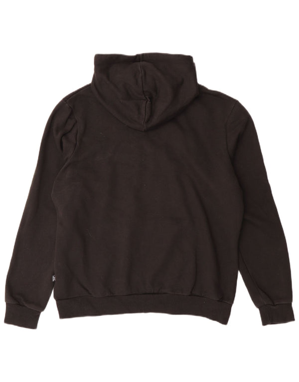 Felpa con cappuccio grafica PUMA da donna UK 16 grande cotone nero