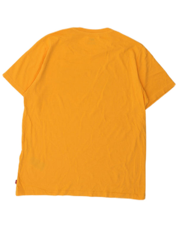 T-shirt grafica da uomo Levi's Top in cotone giallo medio