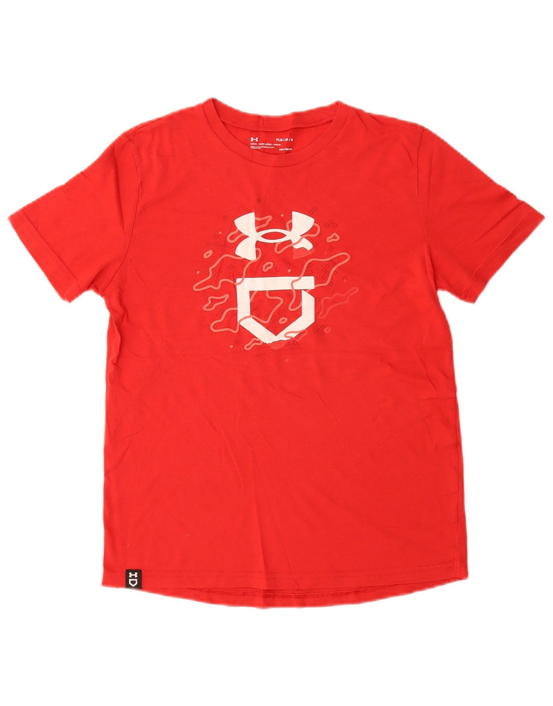 Maglietta grafica per ragazzi UNDER ARMOUR Heat Gear 11-12 anni grande rossa